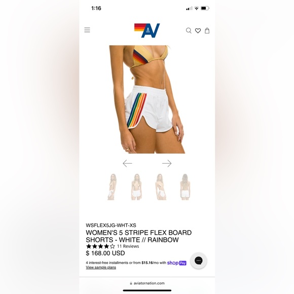 Aviator Nation Shorts - Picture 4 of 6